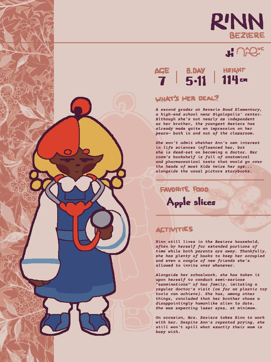 Rinn Beziere's main reference image, last updated in 2025.